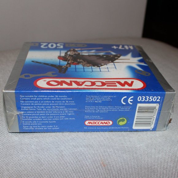 3/$77❤️new 1993 Meccano 502 Space Warrior 109 pcs metal construction set 033502 - Picture 7 of 7